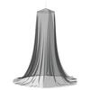 vidaXL Myggn&auml;t f&ouml;r s&auml;ng 156 mesh Svart ⌀56 x 220 cm Polyester