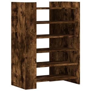 vidaXL Skost&auml;ll r&ouml;kf&auml;rgad ek 74,5x37,5x100 cm konstruerat tr&auml;