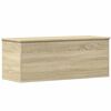 vidaXL F&ouml;rvaringsl&aring;da sonoma-ek 90x35x35 cm konstruerat tr&auml;