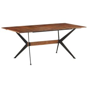 vidaXL Matbord 180x90x76 cm massivt mangotr&auml;
