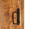 vidaXL S&auml;ngbord 2 pcs Brun 35 x 33 x 48 cm Massivt mangotr&auml;