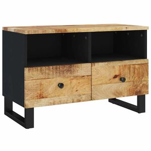 vidaXL Tv-b&auml;nk 70x33x46 cm massivt mangotr&auml;