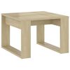 vidaXL Sidobord sonoma-ek 50x50x35 cm konstruerat tr&auml;