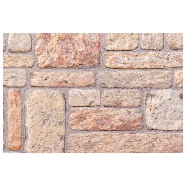 vidaXL V&auml;ggpaneler 10 pcs Ljusbrun och Vit 100 x 50 cm EPS Skum