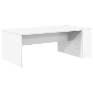 vidaXL Kaffeebord Vit 95 x 50 x 34 cm Konstruerat tr&auml;