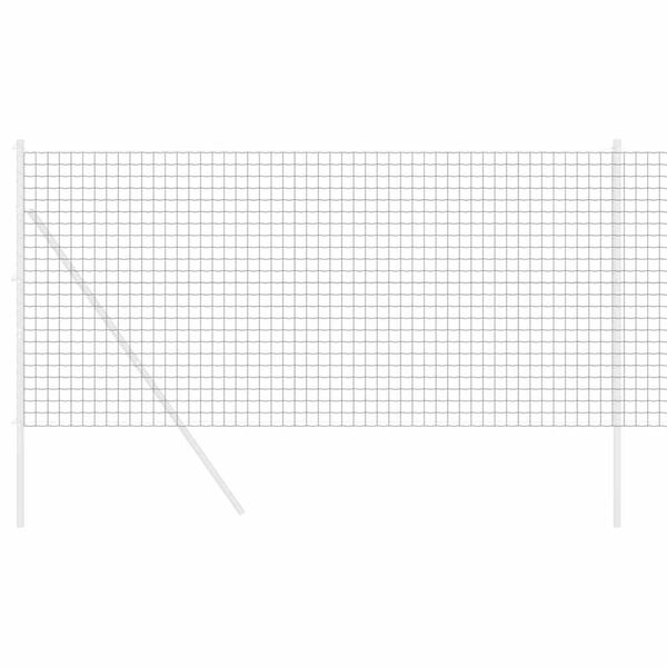 vidaXL Eurog&auml;rdsel Gr&aring; 1.2 x 10 m PVC-belagt j&auml;rn