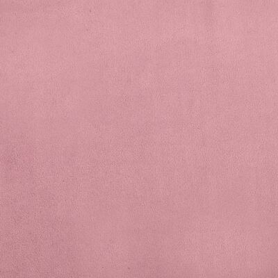 vidaXL Hundbädd rosa 60x40x30 cm sammet