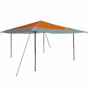 vidaXL Tak T&auml;lt 395 x 395 x 251 cm Orange tyg