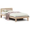 vidaXL S&auml;ngram utan madrass 90x200 cm massiv furu
