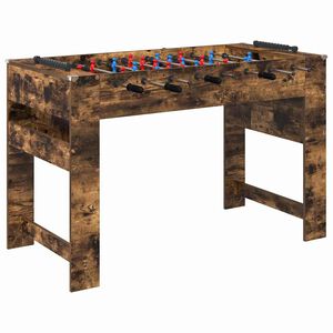 vidaXL Foosballbord R&ouml;kt ek 125 x 60,5 x 80 cm Konstruerat tr&auml;