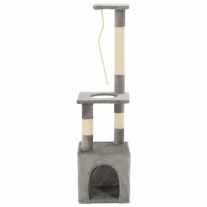 vidaXL Kattr&auml;d med kl&ouml;spelare i sisal 109 cm gr&aring;