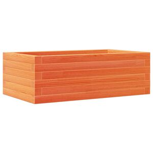 vidaXL Odlingsl&aring;da vaxbrun 70x40x23 cm massiv furu