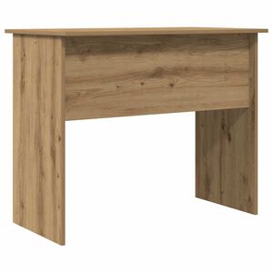 vidaXL Skrivbord artisan ek 90x50x74 cm konstruerat tr&auml;