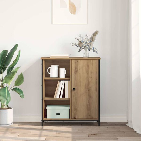 vidaXL Sideboard Artisan Ek 70 x 30 x 80 cm Konstruerat tr&auml;