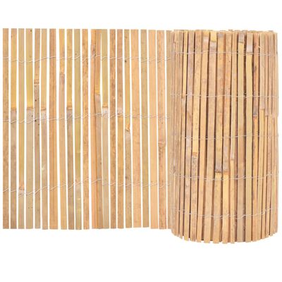 vidaXL Stängsel bambu 1000x50 cm