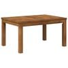 vidaXL Kaffeebord Naturlig 50 x 68,5 x 36 cm Massivt Akaciatr&auml;