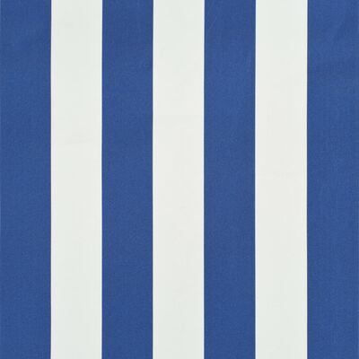 vidaXL Markis 150x150 cm blå och vit