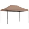 vidaXL Pop-Up hopf&auml;llbart partyt&auml;lt 410x279x315 cm brun
