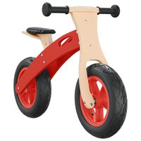 vidaXL Balanscykel för barn med luftdäck röd