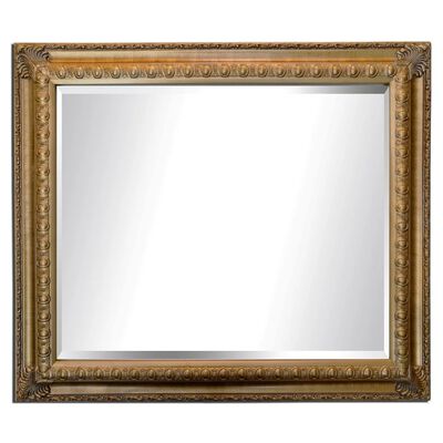 Spegel i guld, yttermått 53x63 cm