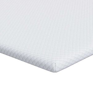 vidaXL Memory foam madrass toppers 80 x 200 cm Thick Mjuk Vit