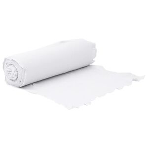 vidaXL Ogr&auml;sduk 1x10 m polyesterfiber vit