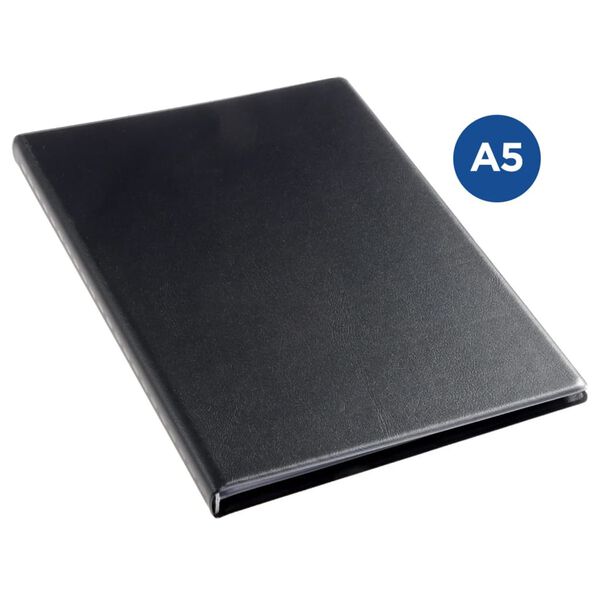 rillstab Demobok A5 30 fickor svart