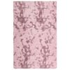 vidaXL Ryamatta med l&aring;ng lugg NAVARRA dammig rosa 130x200 cm polyester