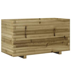 vidaXL Odlingsl&aring;da 90x40x49,5 cm impregnerat furu