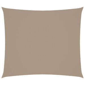 vidaXL Solsegel oxfordtyg rektangul&auml;rt 2x2,5 m taupe