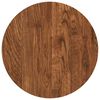 vidaXL Bordsskiva &Oslash; 30 x 4 cm Rund Massivt Ektr&auml; Ljusbrun