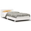vidaXL S&auml;ngram utan madrass vit 100x200 cm massiv furu