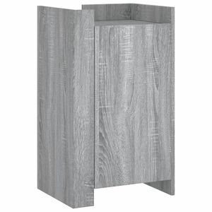 vidaXL Sk&auml;nk gr&aring; sonoma 45x35x75 cm konstruerat tr&auml;