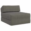vidaXL F&auml;llbar Soffbed Ljusgr&aring; 60 x 70 x 41 cm Tyg