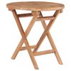 vidaXL Hopf&auml;llbart tr&auml;dg&aring;rdsbord 45 cm massiv teak
