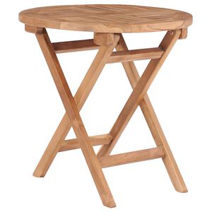 vidaXL Hopf&auml;llbart tr&auml;dg&aring;rdsbord 45 cm massiv teak