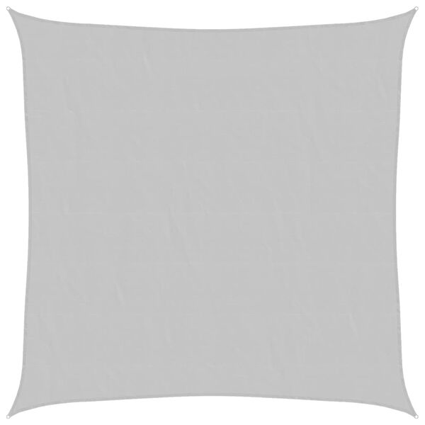 vidaXL Solsegel ljusgrå 3x3 m 100% polyesteroxford