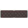 vidaXL Headboard Cushion Dark Brown 180 cm Fabric