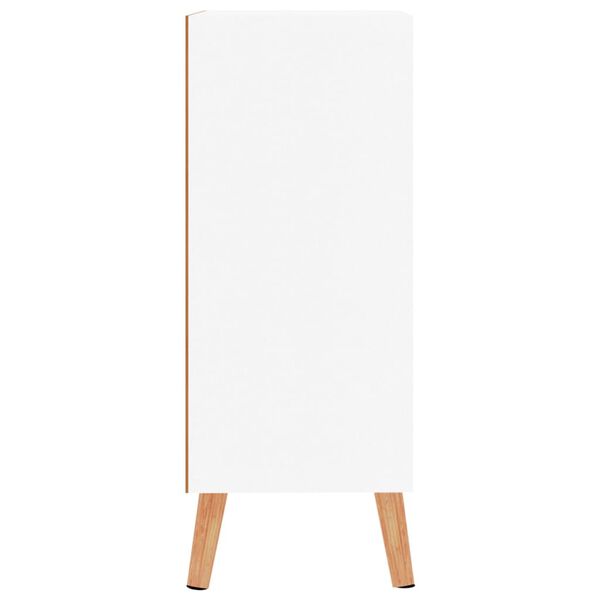 vidaXL Sk&auml;nk vit och sonoma-ek 60x30x72 cm konstruerat tr&auml;