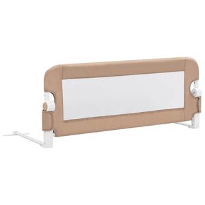 vidaXL S&auml;ngskena f&ouml;r barn taupe 102x42 cm polyester