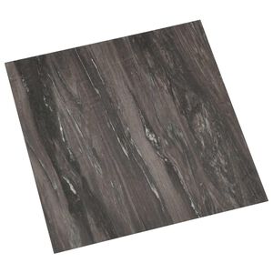vidaXL Golvplankor M&ouml;rkgr&aring; 5,11 m&sup2; 55 st PVC