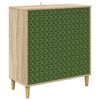vidaXL Sideboard GELEEN Sonoma-ek 69 x 33 x 75 cm Konstruerat tr&auml;