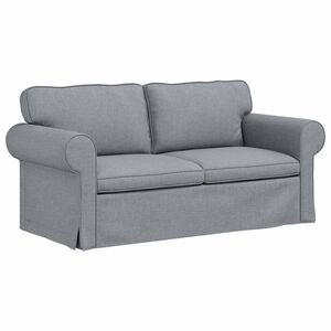 vidaXL Soffa Ljusgr&aring; 175 x 82 x 80 cm tyg