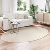 vidaXL Omr&aring;desmattor Oval HUARTE Beige 230 x 160 cm 100% Polyester