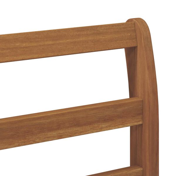 vidaXL Soffgrupper 3 pcs Naturlig och Antracit Massivt Akaciatr&auml;