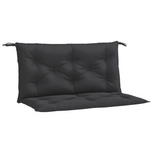 vidaXL B&auml;nkdynor f&ouml;r tr&auml;dg&aring;rden 2st svart 100x50x7cm oxfordtyg