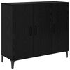 vidaXL Sideboard Svart ek 34 x 90 x 80 cm Konstruerat tr&auml;