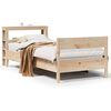 vidaXL S&auml;ngram utan madrass 75x190 cm massiv furu