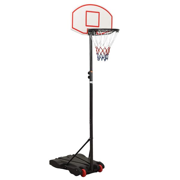 vidaXL Basketkorg med stativ vit 216-250 cm polyeten