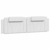 vidaXL Bed Frame "Viana" without Mattress White 180x200 cm Faux Leather